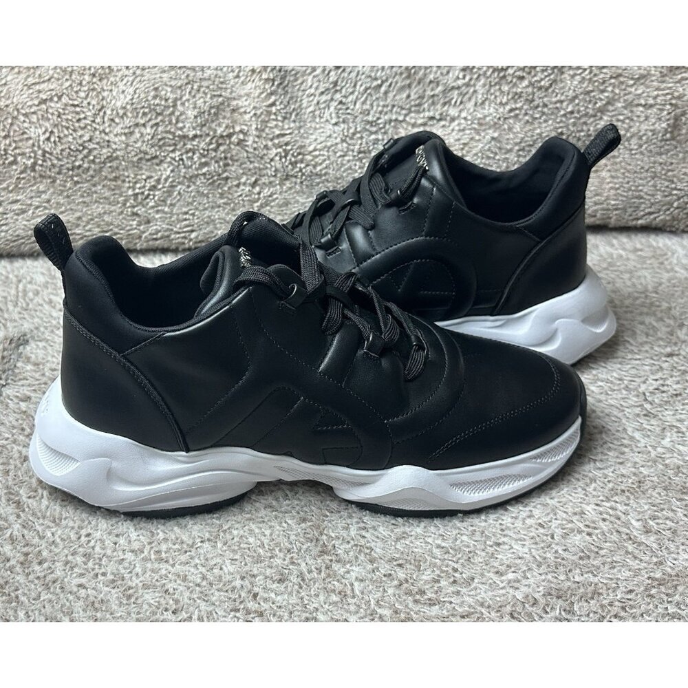 NEW DKNY Decorah Black Athletic Chunky Sole Shoes Womens Sneaker Size 10 - Picture 2 of 15